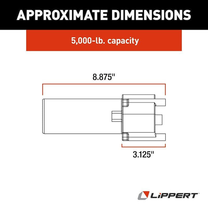 Lippert Components 141893 Replacement Trailer Landing Gear Motor - Young Farts RV Parts