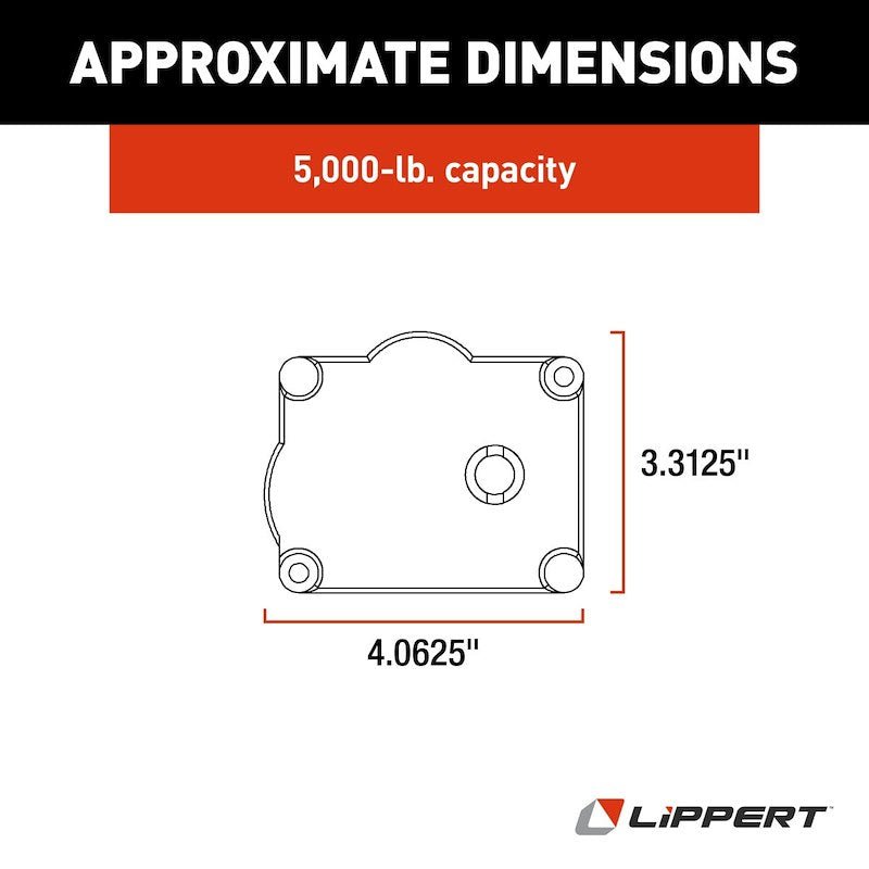 Lippert Components 141893 Replacement Trailer Landing Gear Motor - Young Farts RV Parts