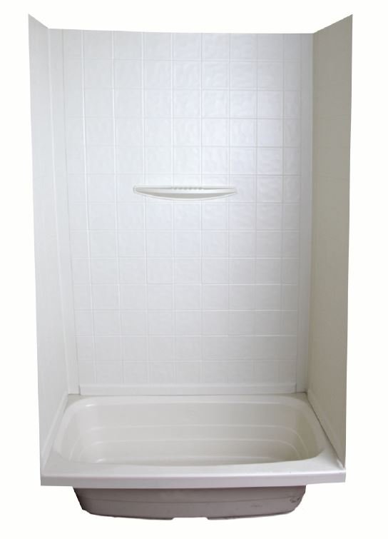 lippert components 209468 Better Bath Parchment Shower Surround 24 x 40 x 56 *SPECIAL ORDER* - Young Farts RV Parts