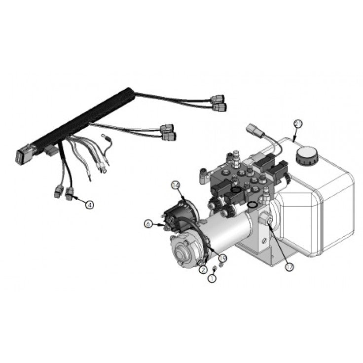 lippert components 218311 Leveling System Hydraulic Pump *SPECIAL ORDER* - Young Farts RV Parts