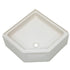 lippert components 298087 Better Bath Neo - Angle Parchment Shower Pan 27" x 27" *SPECIAL ORDER* - Young Farts RV Parts