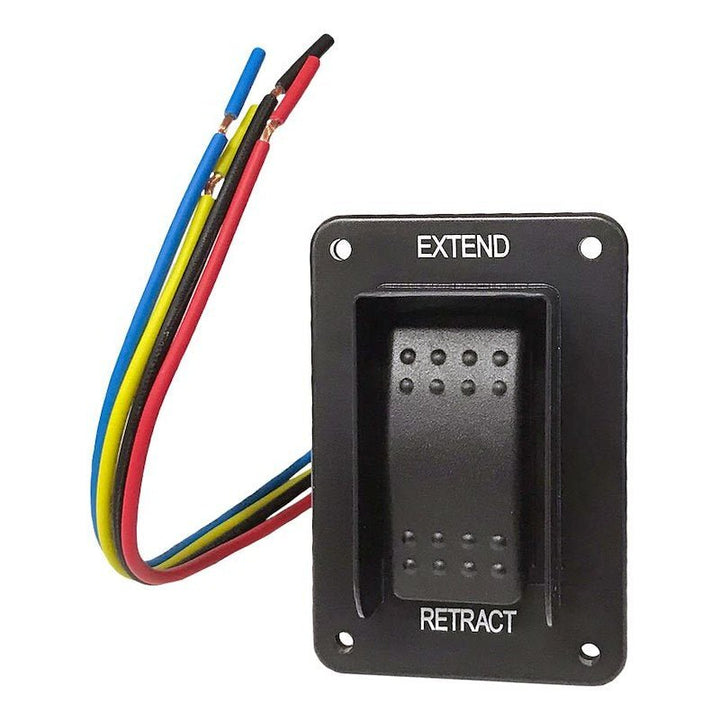 Lippert Components 387874 Leveling Jack Switch With Harnes (Black IP 66) - Young Farts RV Parts