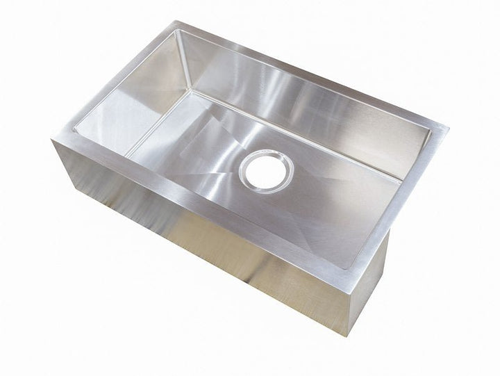 lippert components 389910 Better Bath Single Undermount Square Bowl Farmers Sink 27 x 16 x 7 *SPECIAL ORDER* - Young Farts RV Parts