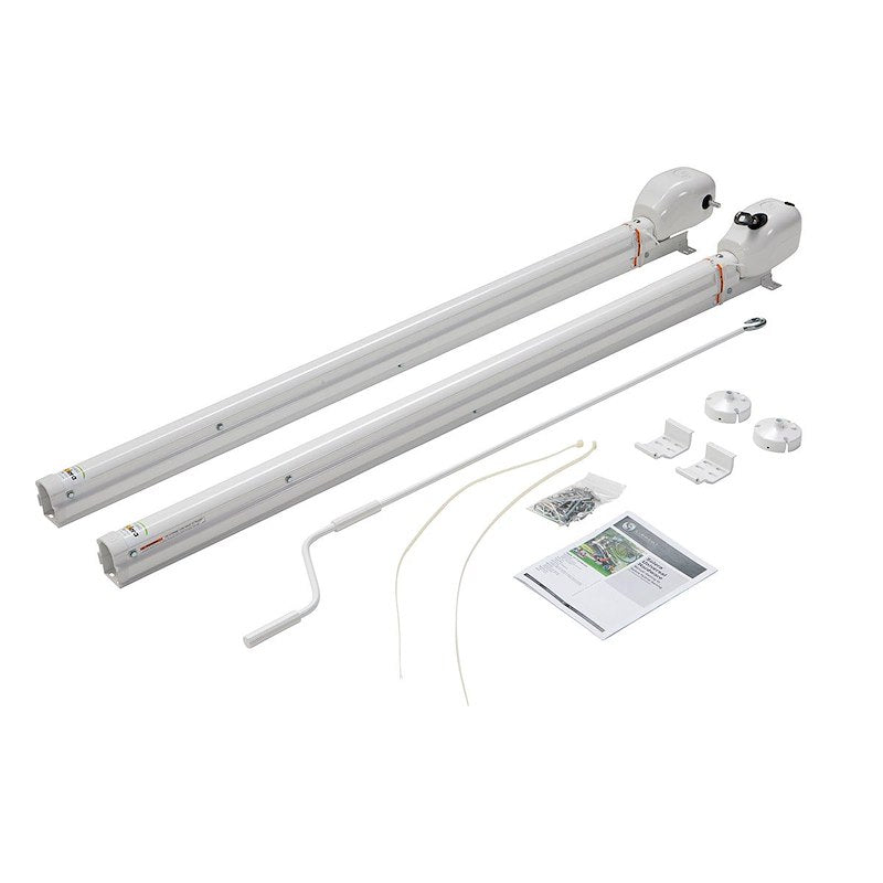 lippert components 405201 Solera Adjustable Pitch 78" White Awning Arm Full Set *SPECIAL ORDER* - Young Farts RV Parts