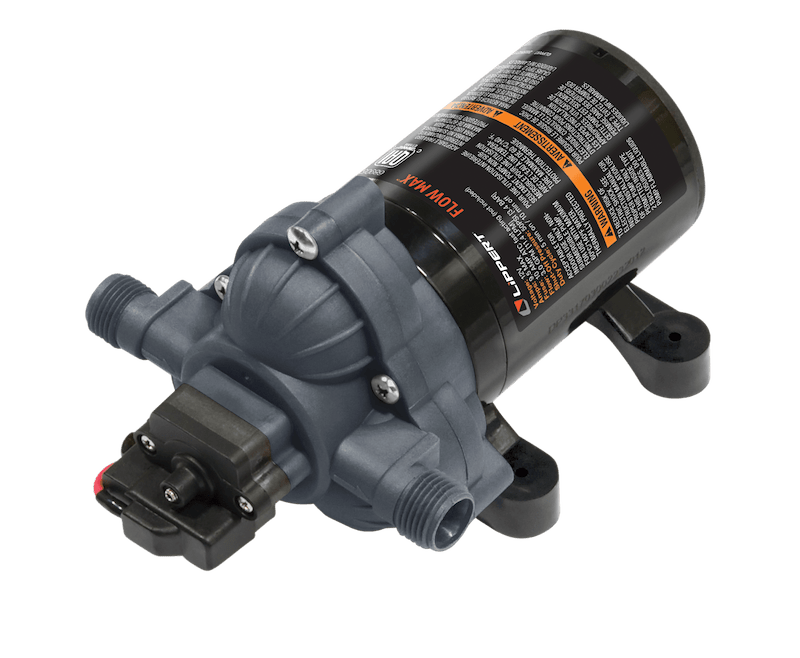 Lippert Components 689052 Flow-Max 12V Fresh Water Pump 45PSI/3.2GPM - Young Farts RV Parts