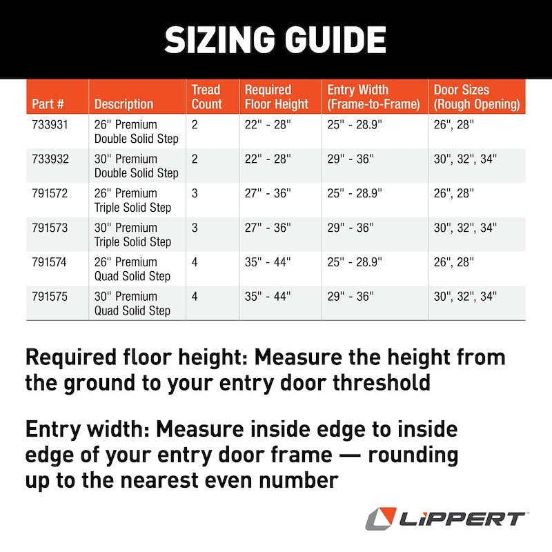 Lippert Components 791573 Manual Triple Entry Step - Young Farts RV Parts