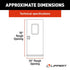 lippert components V000042625 Square White Entry Door 28" x 76" *SPECIAL ORDER* - Young Farts RV Parts
