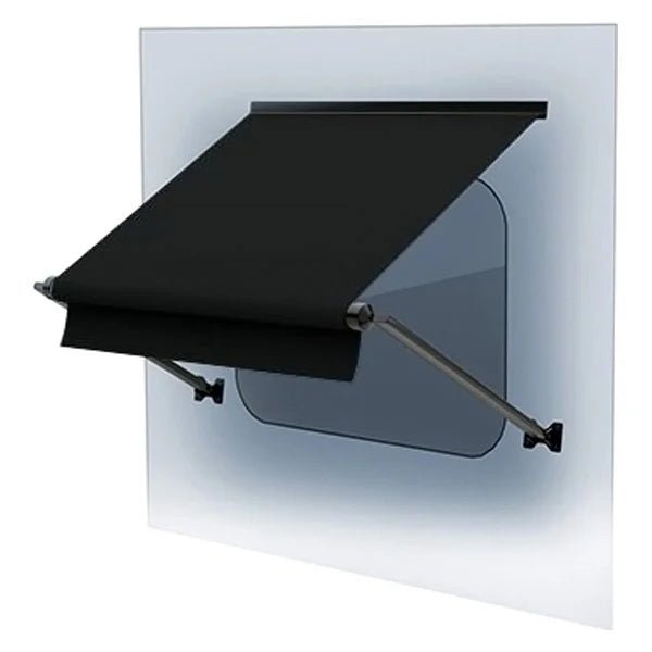 lippert components V000335201 Solera XL 54" Window Awning Roller Assembly Solid Black *SPECIAL ORDER* - Young Farts RV Parts