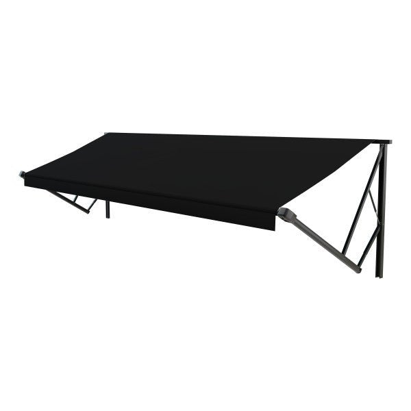 Lippert V000211468 Classic Solera Manual Roller/Fabric 14 ft. Solid Black - Young Farts RV Parts