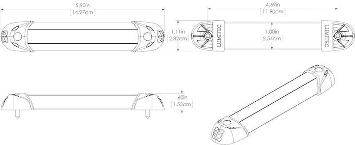 Lumitec 101078 Dome Light - Young Farts RV Parts