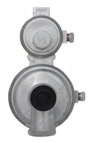 Marshall Excelsior MEGR - 291 Excela - Flo Vertical 2 Stage Propane Regulator - 1/4" FNPT Inlet x 3/8" FNPT Outlet - Young Farts RV Parts