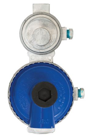 Marshall Excelsior MEGR - 291LP Excela - Flo Vertical 2 Stage Propane Regulator - 1/4" FNPT Inlet x 3/8" FNPT Outlet - Young Farts RV Parts