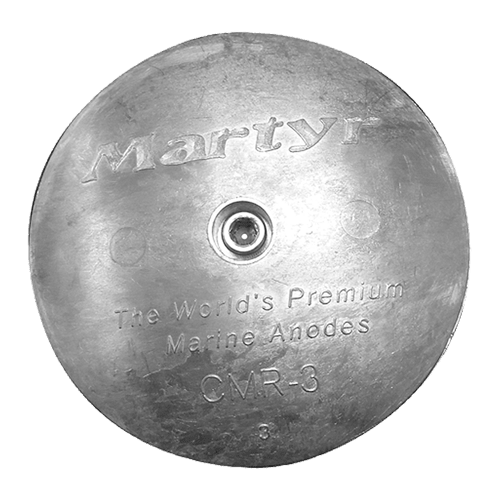 MARTYR ANODES Marine Anode Kit - Traditional - Zinc - 3 - 3/4" OD x 1/2" H; Set Of 2 - CMR03 - Young Farts RV Parts