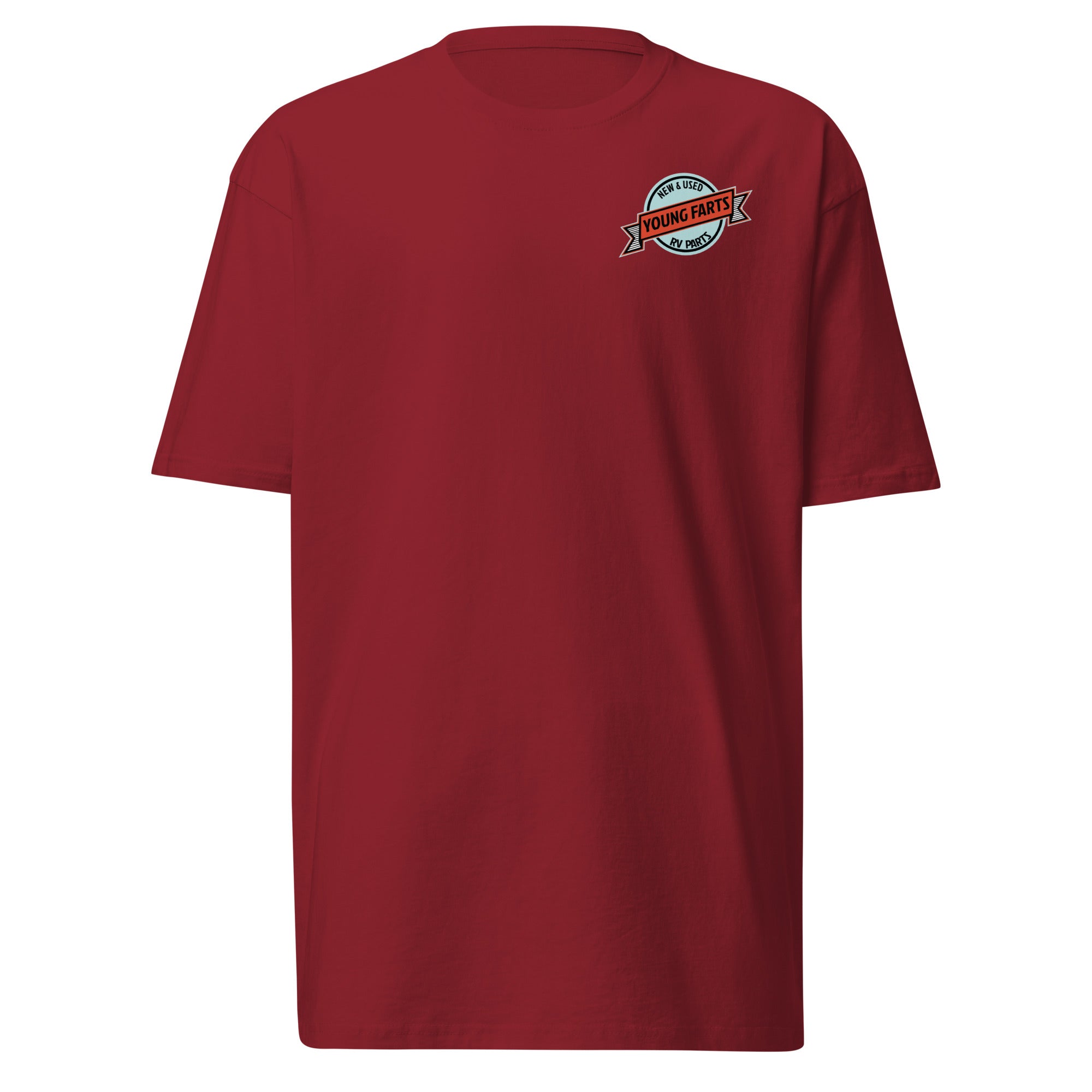 Young Farts Shop-Tested Logo T-Shirt with front and back print in Black