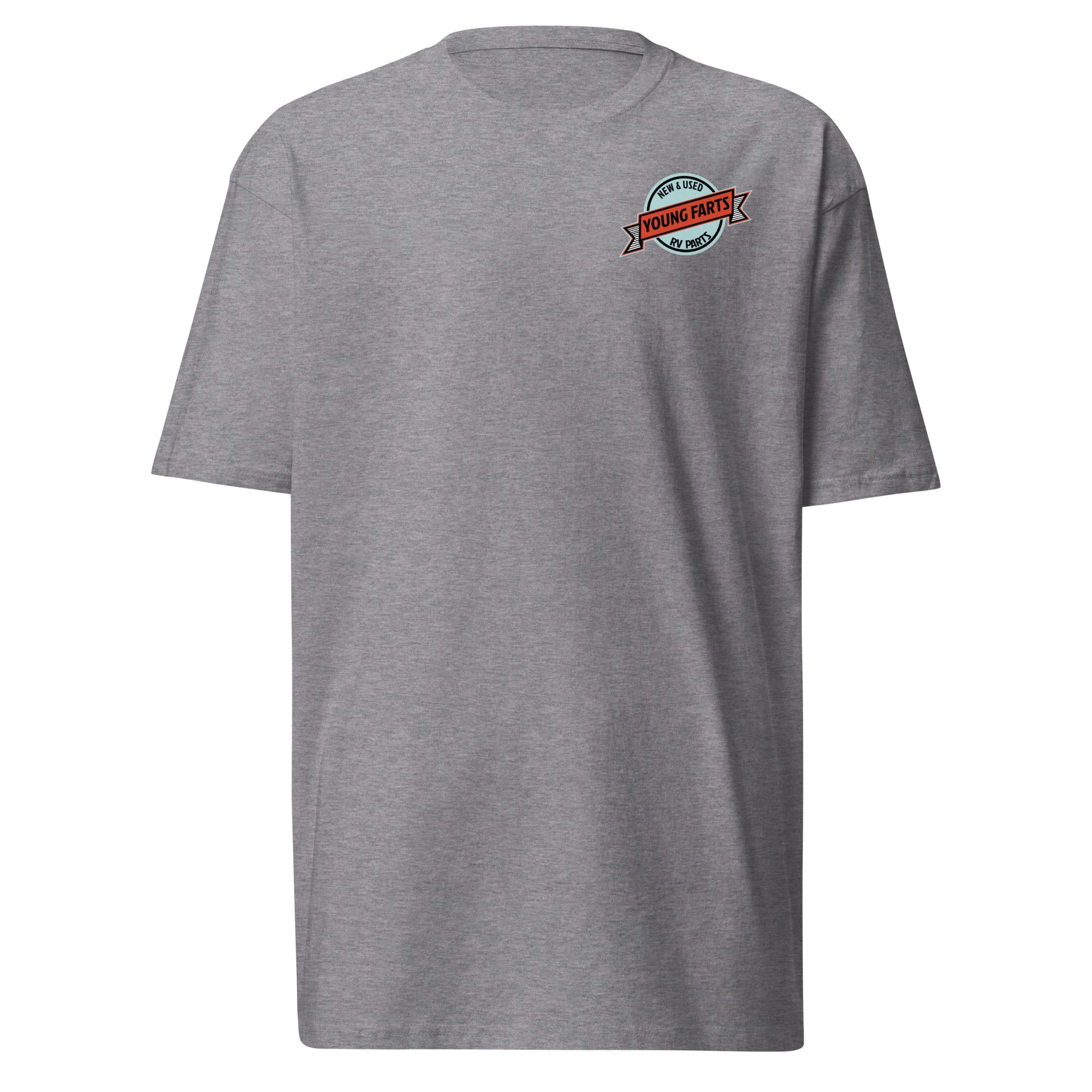 Young Farts Shop-Tested Logo T-Shirt with front and back print in Black