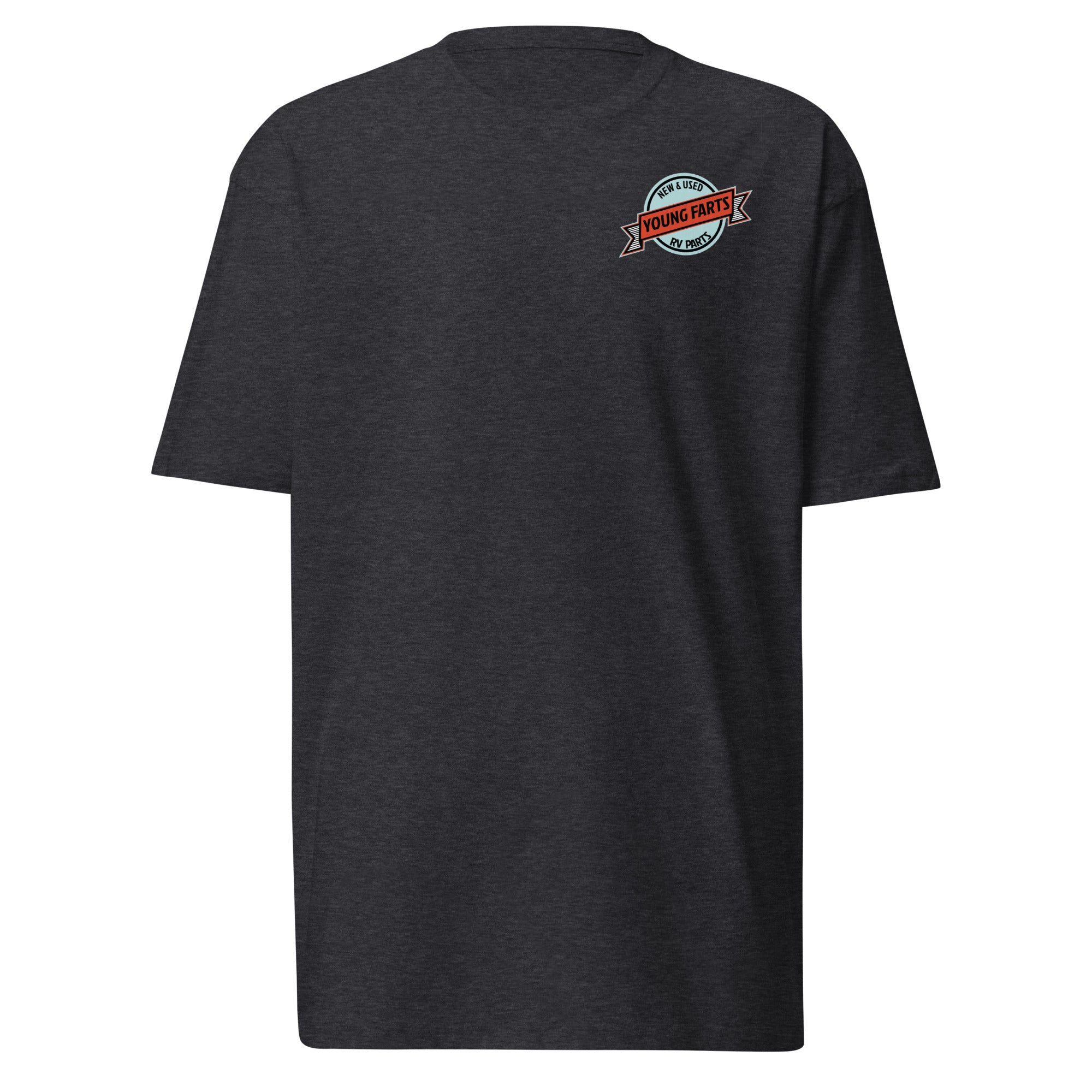 Young Farts Shop-Tested Logo T-Shirt with front and back print in Black