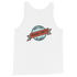 Young Farts Sun’s Out, Farts Out Tank Top with front and back print in Navy
