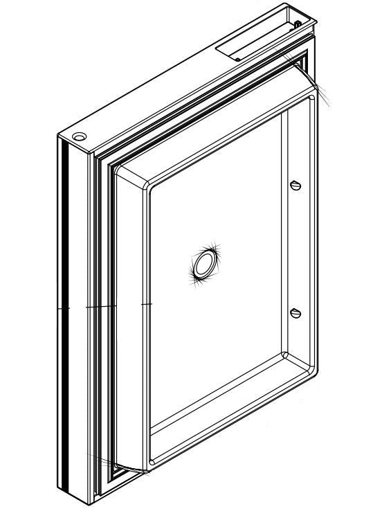 Norcold 630245 Refrigerator Door Panel Type With Smooth Door Liner *SPECIAL ORDER* - Young Farts RV Parts