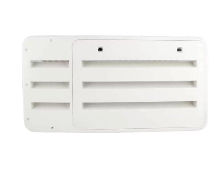 Norcold 637318BW Refrigerator Side Wall Vent - Bright White - Young Farts RV Parts
