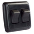 On/Off Double Switch Black - Young Farts RV Parts