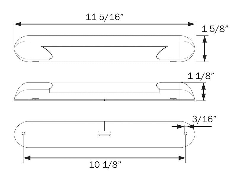 Optronics ILL70CBAWNFS Awning Light - White - Young Farts RV Parts