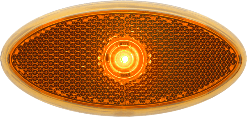 Optronics MCL0030ABB Amber Oval LED Clearance/Marker Light - Young Farts RV Parts