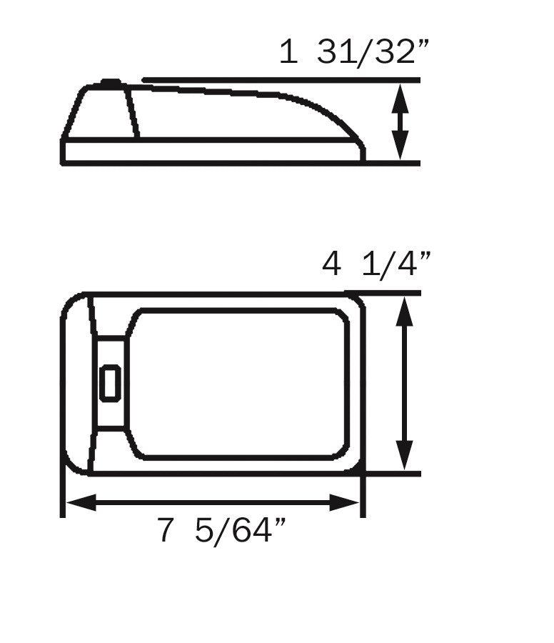 Optronics RVIL21S Interior Light RV Single - Young Farts RV Parts