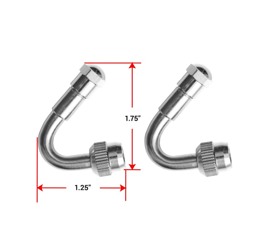 Pacific Dualies 135 Degree Valve Stem Extensions - Young Farts RV Parts