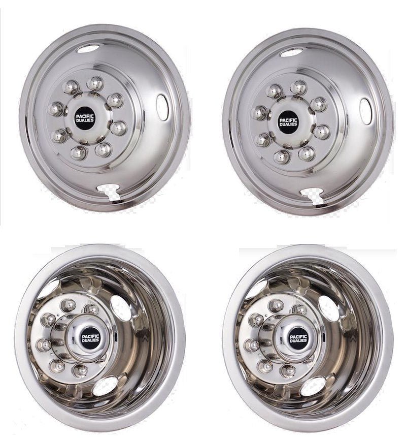 Pacific Dualies 43 - 1608 8 Lug Wheel Simulator Set 17" (05 - 06 Ford F350) - Young Farts RV Parts
