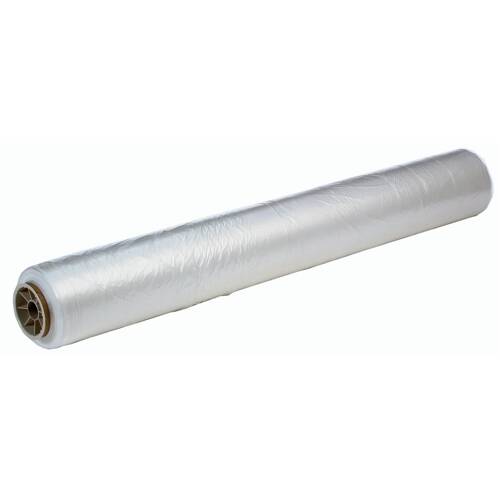 Paint Spray Protection Cover - 12' x 400' Plastic Sheet; Transparent - 06727 - Young Farts RV Parts