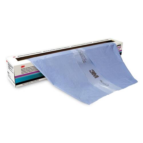 Paint Spray Protection Cover - 16' x 250' Plastic Sheet; Transparent - 06725 - Young Farts RV Parts