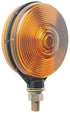 Parking/ Turn Signal Light Assembly Peterson Mfg. V335 - 2 Amber And Red; Double Faced; Incandescent; Round - Young Farts RV Parts