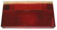 Load image into Gallery viewer, Peterson Mfg. V25913 - 25 Trailer Light Lens; Replacement Lens For Peterson Trailer Light Part Number 25913; Rectangular; Red/ Clear; Single; With License Light - Young Farts RV Parts