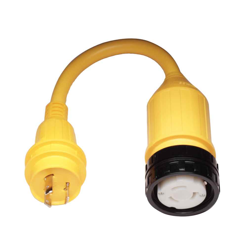 Pigtail Adapter - 50A Female to 30A Male - Young Farts RV Parts