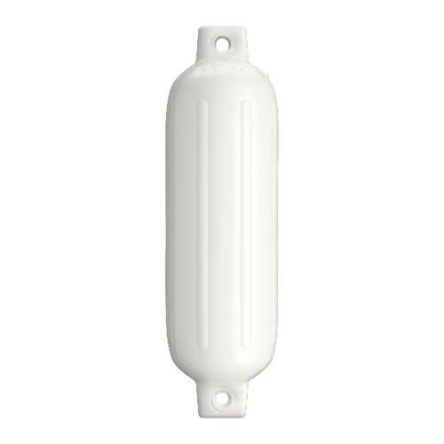 POLYFORM Boat Fender - G - 3 White; Ribbed - 83 - 408 - 891 - Young Farts RV Parts
