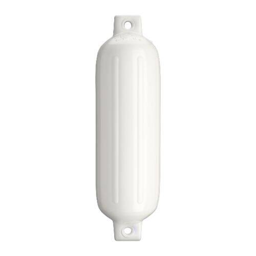 POLYFORM Boat Fender - G - 4 White; Ribbed - 63 - 267 - 743 - Young Farts RV Parts