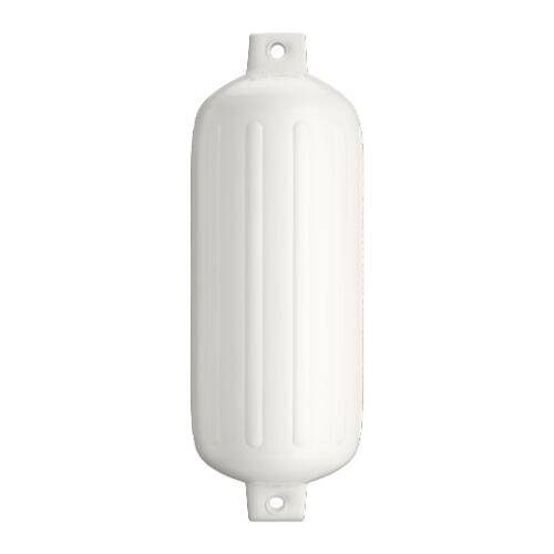 POLYFORM Boat Fender - G - 6 White; Ribbed - 41 - 137 - 889 - Young Farts RV Parts