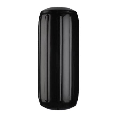 POLYFORM Boat Fender - HTM - 1 Black; Ribbed - 79 - 751 - 374 - Young Farts RV Parts