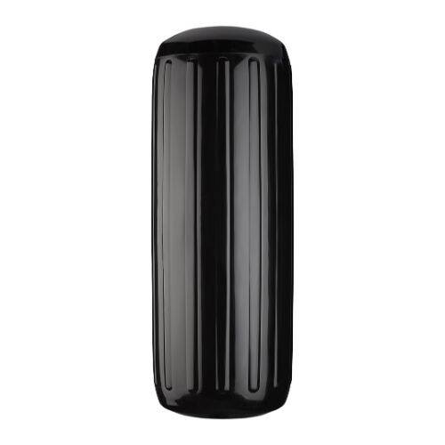 POLYFORM Boat Fender - HTM - 4 Black; Ribbed - 24 - 890 - 772 - Young Farts RV Parts