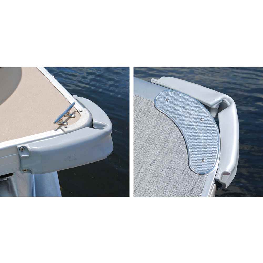 Pontoon Curved Corner - Gard - 3"W x 12"L - Young Farts RV Parts