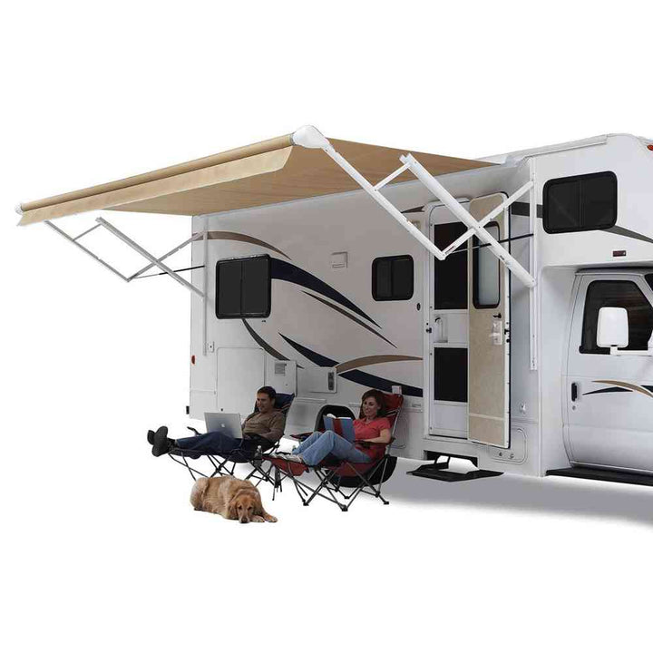 Power Awning Awning Standard Vinyl Silver Fade 20' - Young Farts RV Parts