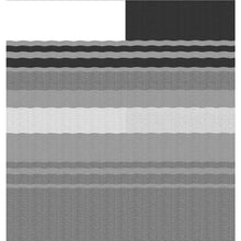 Load image into Gallery viewer, Power Awning Roller/Fabric Standard Vinyl Black/Gray Stripe 16&#39; - Young Farts RV Parts