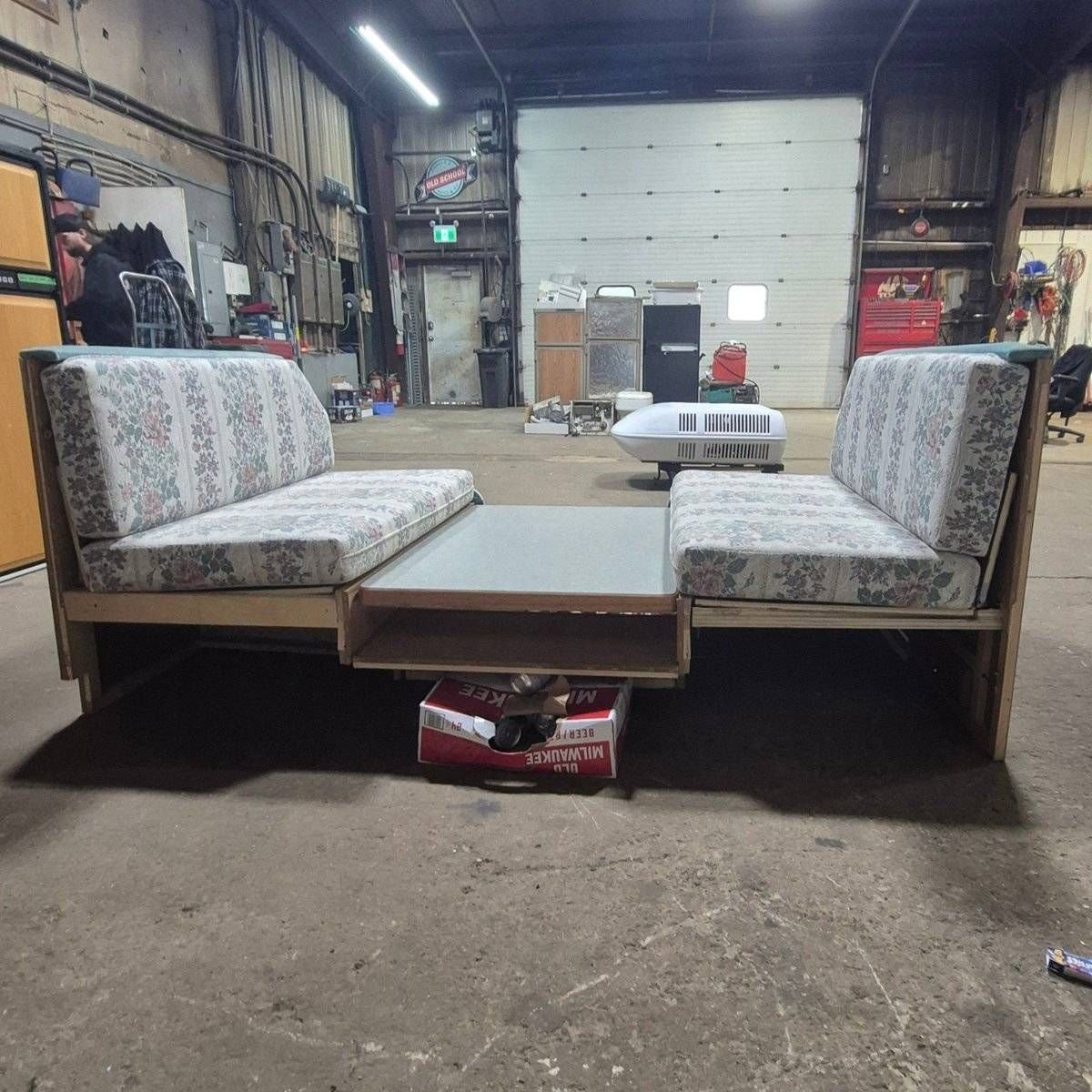 Used Complete RV Dinette Set, Does include table hardware - 78" x 40 3/4" x 32" - Photo 11