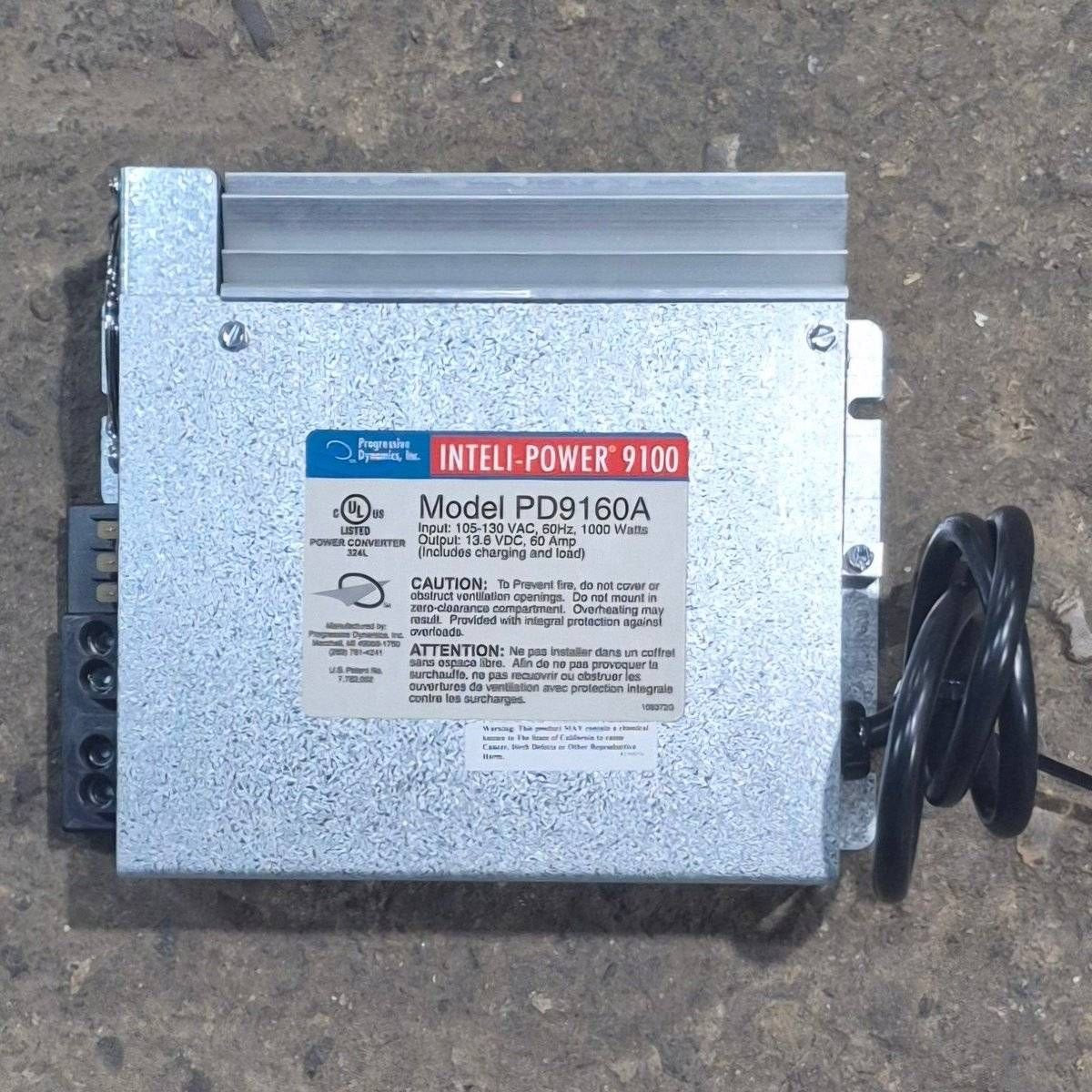 Used Progressive Dynamics Converter Charger, 60 AMP - Inteli-Power 9100 , PD9160A - Converters