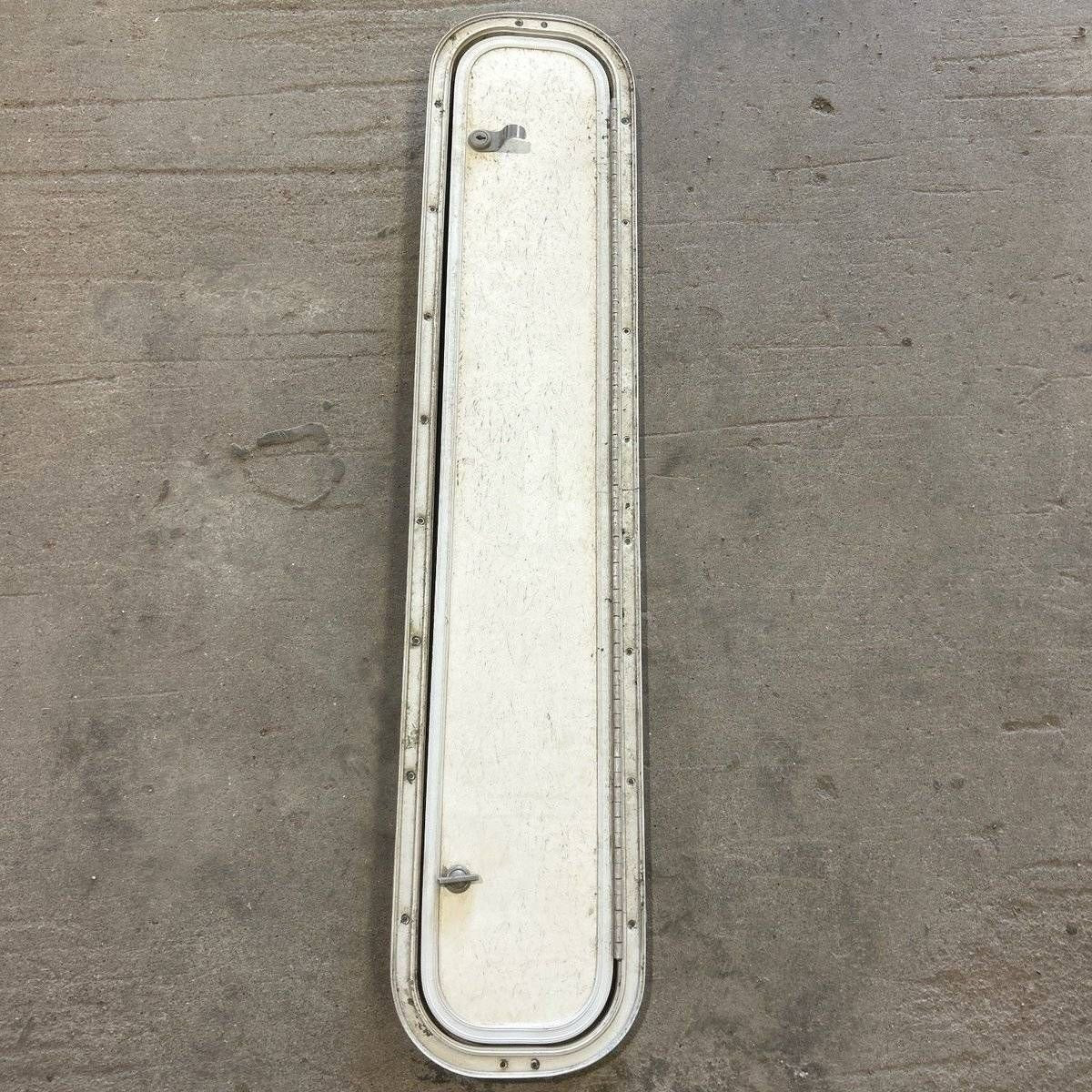 Used Radius Cornered Cargo Door - 39.0 X 6.875 X .75 - White Trim