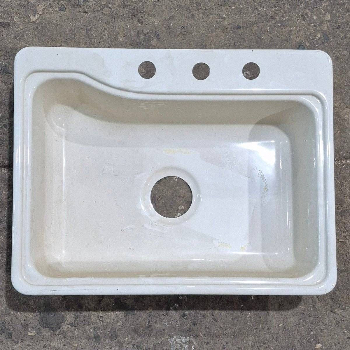 Used Single Kitchen Sink - 24 1/2" X 19" - Single Sink