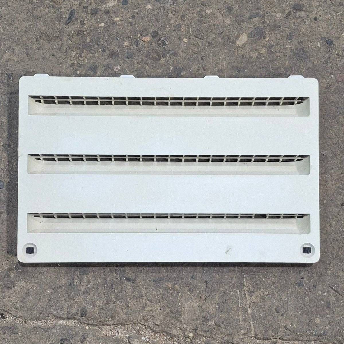 Used Dometic Air Intake Side Refrigerator Vent, Off White, No Frame - 3102277.021 - Louver Vents