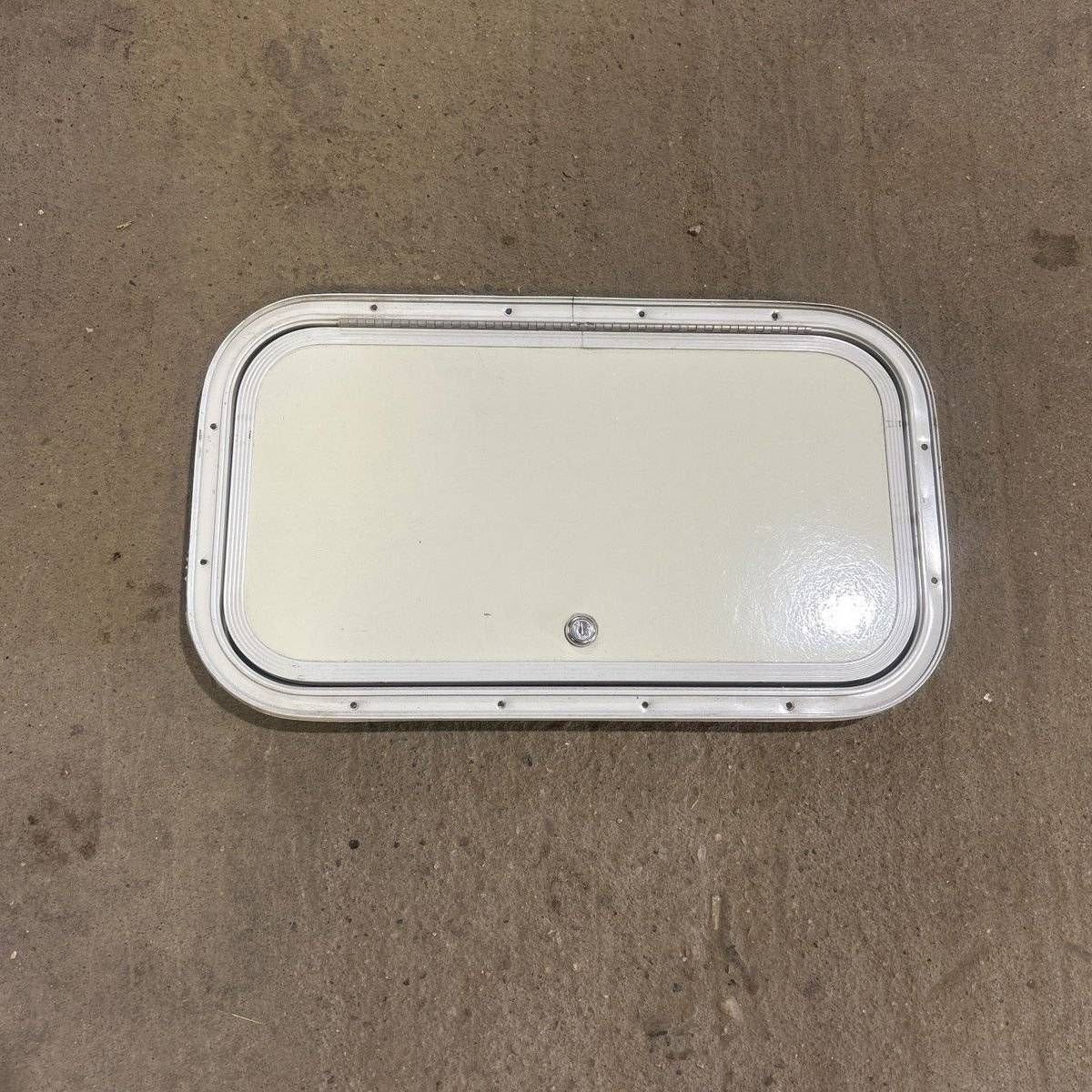 Used Radius Cargo Door - 19.75 X 10.75 X 0.625 - White Trim