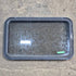 Used Black Radius Emergency Opening Window - 35 1/8" X 21 1/4" X 1 7/8" - Black Window