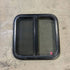 Used Black Radius Opening Window - 19.875 X 19.875 X 1.875 - Black Window